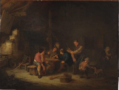 Belső parasztokkal alkotó: Adriaen Jansz. van Ostade