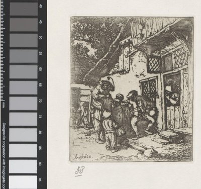 Vándor zenészek alkotó: Adriaen van Ostade