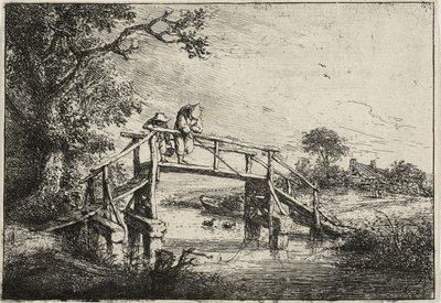 A Horgászok alkotó: Adriaen van Ostade