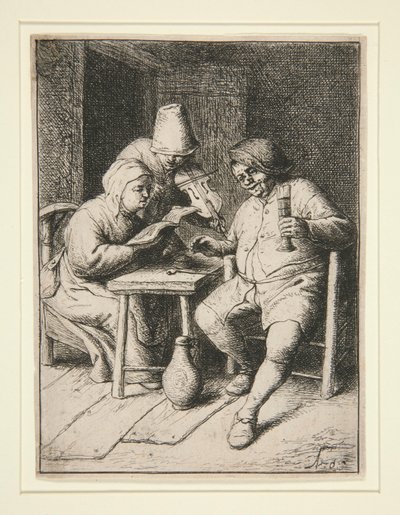 A koncert alkotó: Adriaen van Ostade
