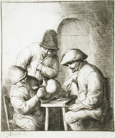 Az üres kancsó alkotó: Adriaen van Ostade