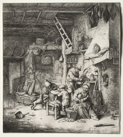 A család alkotó: Adriaen van Ostade