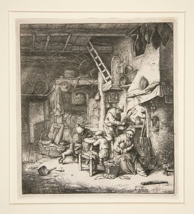 A család alkotó: Adriaen van Ostade