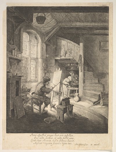 A festő alkotó: Adriaen van Ostade