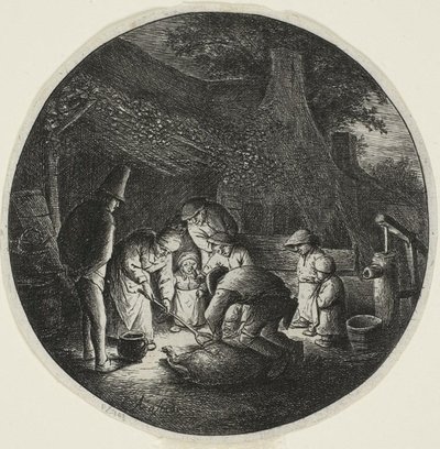 A Disznótorok alkotó: Adriaen van Ostade