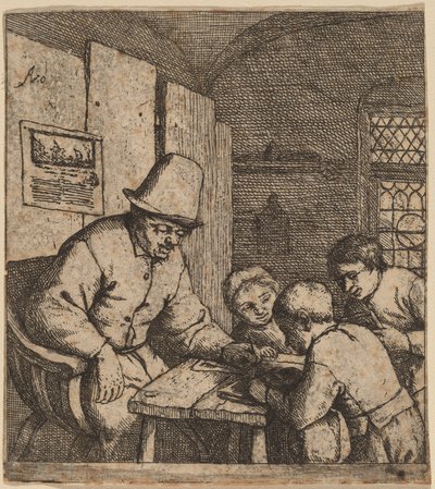 Az Iskolamester alkotó: Adriaen van Ostade