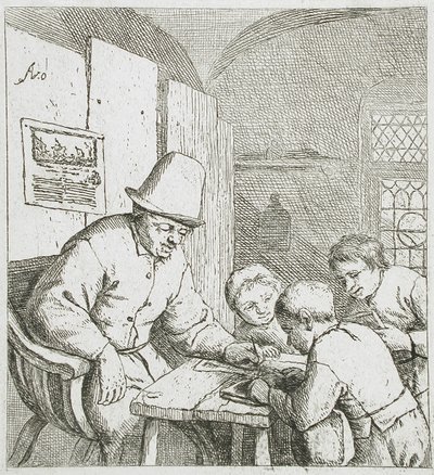 Az iskolaigazgató alkotó: Adriaen van Ostade