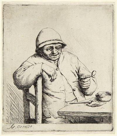 A dohányos alkotó: Adriaen van Ostade