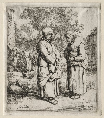 A két pletyka alkotó: Adriaen van Ostade