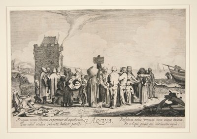 Aqua, A négy elem díszletéből alkotó: Adriaen van de Velde