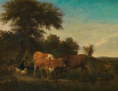 Tájkép alkotó: Adriaen van de Velde
