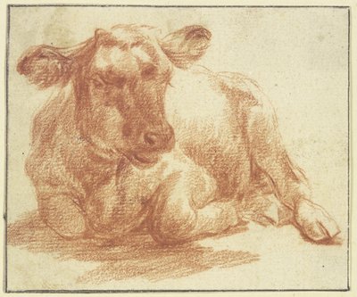 Balra fekvő szarvasmarhák alkotó: Adriaen van de Velde