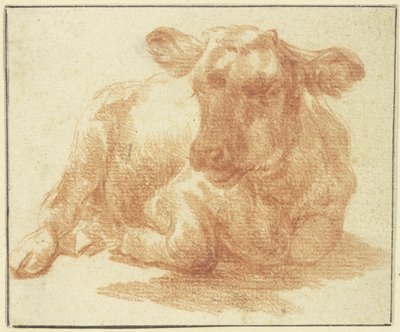 Liegendes Vieh nach rechts alkotó: Adriaen van de Velde