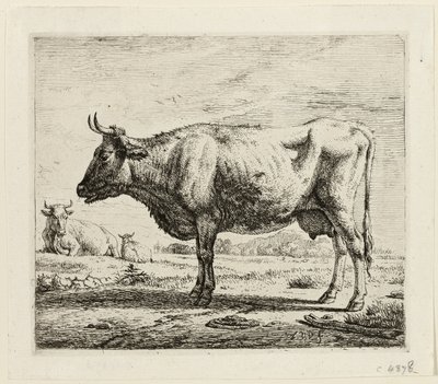 Két tehén és egy birka alkotó: Adriaen van de Velde