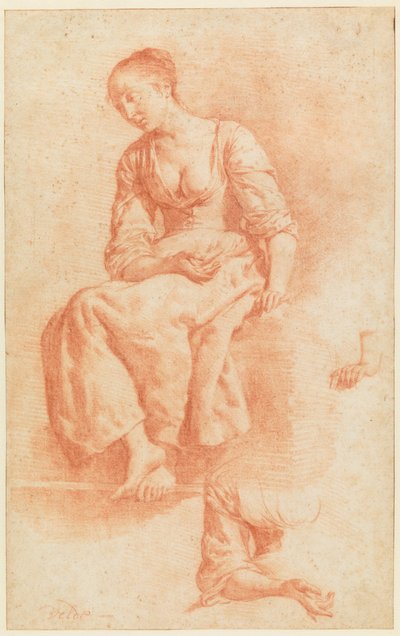Ülő lány alkotó: Adriaen van de Velde