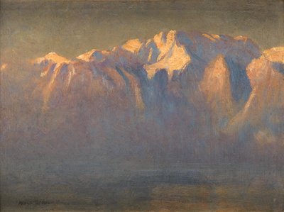 Mont Blanc (olaj, vászon, deszkára fektetve) alkotó: Adrian Scott Stokes