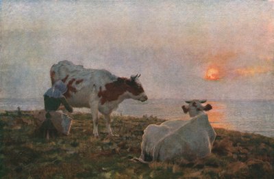 „A lenyugvó nap”, c1897, c1930. alkotó: Adrian Stokes
