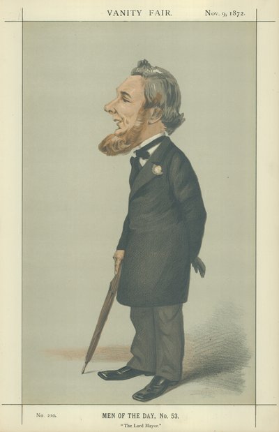 Sir Sydney Hedley Waterlow (színes litográfia) alkotó: Adriano Cecioni