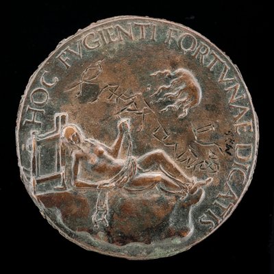 Kantárt tartó női alak [fordítva], valószínűleg 1502 után. alkotó: Adriano Fiorentino