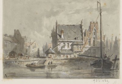 Arc Bruges-ben alkotó: Adrianus Eversen (signed by artist)