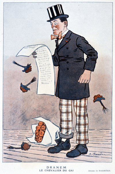 Jules Renard (1864/1910) francia író rajzfilmje, Barrère, A. 1923. alkotó: Adrien Barrere