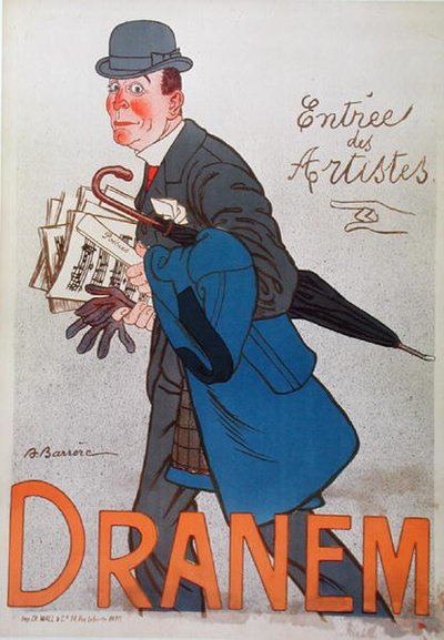 Dranemet (1869-1935) ábrázoló plakát (színes litó) alkotó: Adrien Barrere