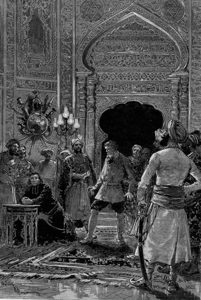 Színházi ábrázolás: Charles Buet (1846-1897) „Le Pritre” című filmjének VI. jelenete Paul Felix Joseph Tailliade-del (1826-1896) (Patrice abbé) és Montallal (Nicolas Charles Bonlarron) alkotó: Adrien Emmanuel Marie