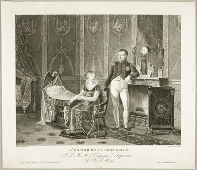 Az utókor reménysége: Róma császára, császárnéja és királya alkotó: Adrien Pierre Francois Godefroy