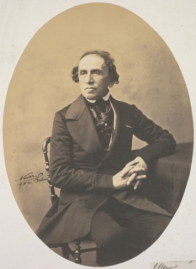 Giacomo Meyerbeer portréja 1791-1864, 1857. alkotó: Adrien Tournachon