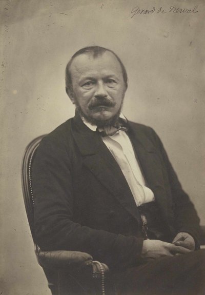 Gerard de Nerval portréja 1808-1855, 1854. alkotó: Adrien Tournachon