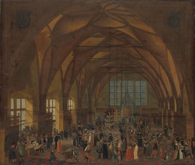 A prágai Vladislav terem belseje alkotó: Aegidius Sadeler (II) (copy after)