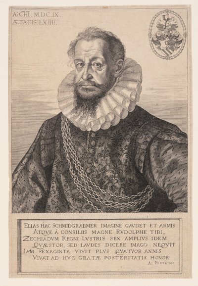 Elias Schmidgrabner, pénzügyi tanácsos alkotó: Aegidius Sadeler II
