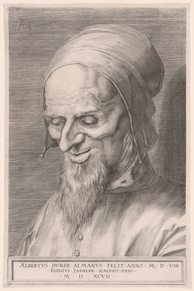 Egy apostol feje alkotó: Aegidius Sadeler II