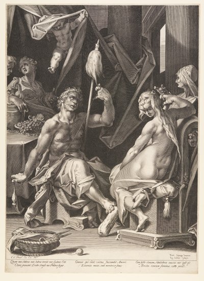 Herkules és Omphale alkotó: Aegidius Sadeler II