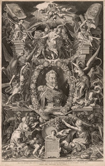 Mátyás császár portréja alkotó: Aegidius Sadeler II