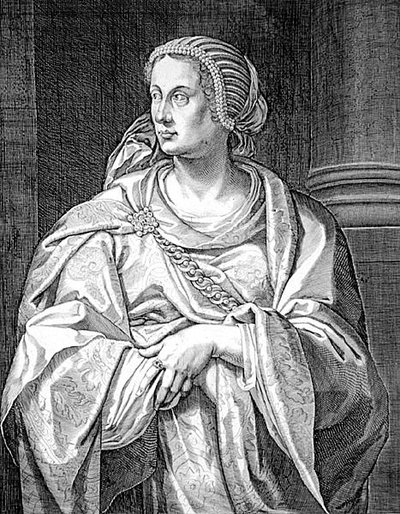 Albia Terenta, Otho anyja (metszet) alkotó: Aegidius Sadeler or Saedeler