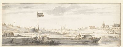 A Mallegat ásása Dordrecht mellett, 1648 alkotó: Aelbert Cuyp (attributed to)
