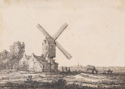 Tájkép malommal alkotó: Aelbert Cuyp