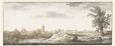 Kilátás Arnhemre Arnhem (cím a tárgyon) alkotó: Aelbert Cuyp