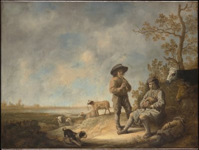 Fuvolázó pásztorok alkotó: Aelbert Cuyp