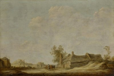 Napos dűnés táj gémeskúttal alkotó: Aelbert Cuyp