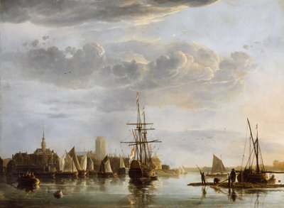 Dordrecht látképe, 1652-53 körül (olaj, vászon) alkotó: Aelbert Cuyp