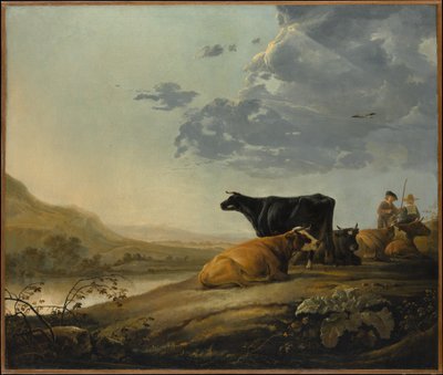 Fiatal pásztorok tehenekkel alkotó: Aelbert Cuyp