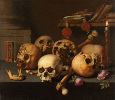 Vanits csendélet alkotó: Aelbert Jansz. van der Schoor