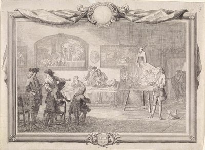 Szent Lukács céhe Dordrechtben, 1736 alkotó: Aert Schouman