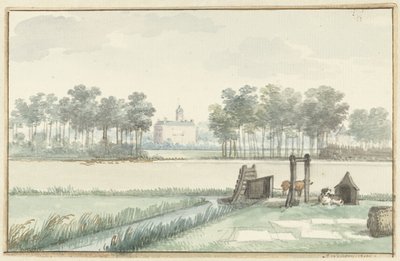 Ter Hooge kastély Walcherenben alkotó: Aert Schouman