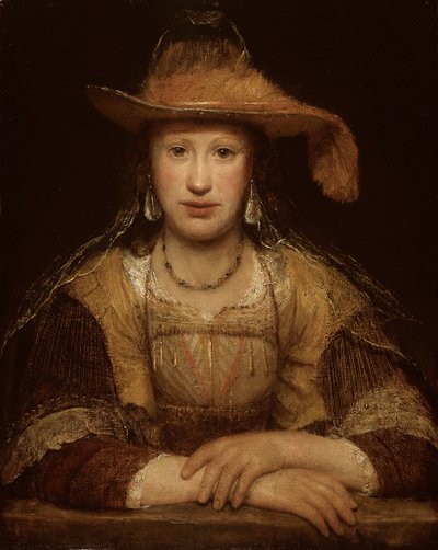 Fiatal nő portréja, c. 1690. alkotó: Aernt de Gelder
