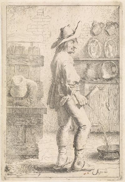 Dühös ember alkotó: Aert van Waes