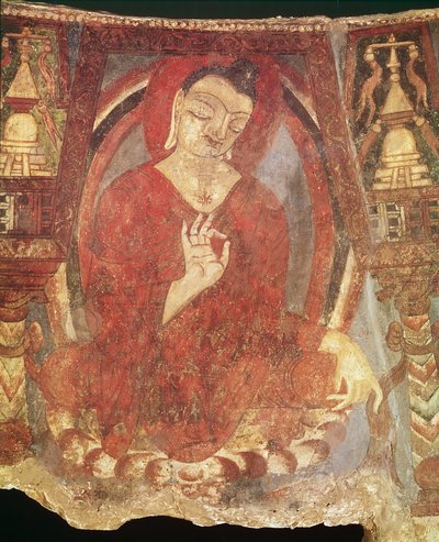 Lótuszon ülő Buddha, 5-6. század alkotó: Afghan School