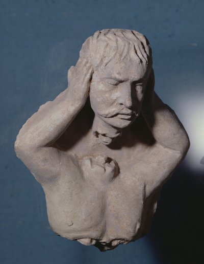 A démon leválasztja fejét, görög-buddhista stílusban, Haddáról, 1-4. század alkotó: Afghan School